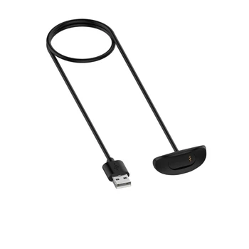 1 พิวเตอร์แทนที่แม่เหล็กพอร์ต USB ถชาร์จเจอร์เคเบิลทีวีของตั้งข้อหาบนเส้นไขสันหลังสำหรับ Huami-Amazfit X Smartwatch โกลบอลเวอร์ชั่นเครื่องประดับ