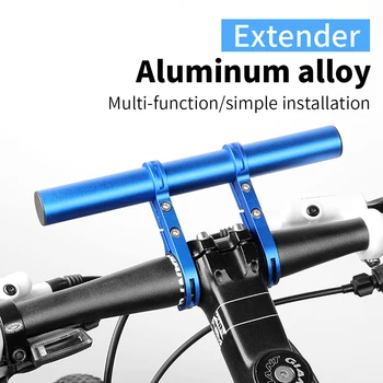 10/20/30cm อลูมินั่ม alloy/คาร์บอนใส่ท่องจักรยานรูปกระจั Extender เมานท์ MTB จักรยาน Cycling Headlight วงเล็บปิดไฟฉายโฮล์เดอร์