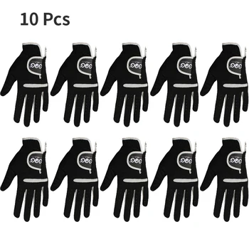 10 กอล์ฟหมายเลข pct ถุงมือสีดำสามารถสวมบนซ้ายและมือขวาของโครงสร้าง lycra อ่อน breathable มืออาชีพถุงมือขับรถ Cycling สุนัขไม่มีสัญญาณกันขโมยและ
