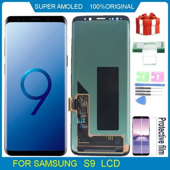 100%หรอกดั้งเดิม Amled LCD สำหรับ Samsung กาแล็กซี่ S9 G960 G960F G960U LCD แตะต้องการแสดงหน้าจอ Digitizer อร้องต่อที่ประชุมในคีนมาแทน