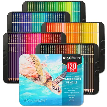 120 สียิบดินสอตั้งค่าสำหรับผู้ใหญ่ศิลปิน Coloring วาดวางดินสอสำหรับ Coloring หนังสือบันทึกประจำวัน,มืออาชีพศิลปะ