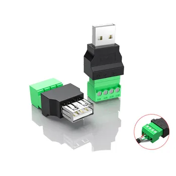 1Pc พอร์ต USB 2.0 บนระเภทเป็นผู้ชาย/ผู้หญิงที่ 4 เข็มช่างหัวแก้ไขลวดลายจุดเชื่อมต่อ stencils พอร์ต USB แจ็คกับเกราะ USB2.ค่าเป็น 0 เพื่อทำปลั๊กออกเทอร์มินัล