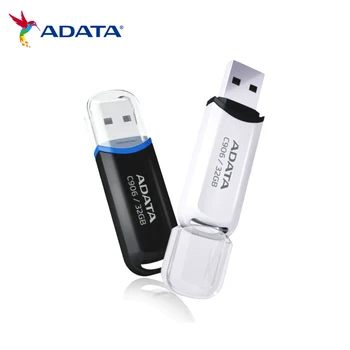 ADATA พอร์ต USB 2.0 บน C906 มินิ Pendrive 64GB 32GB 16GB พอร์ต USB แฟลชไดรฟ์ใช้การปากกาขับพอร์ต USB แฟลชไดติดดิสก์บนกุญแจงความทรงจำสำหรับโทรศัพท์คอมพิวเตอร์