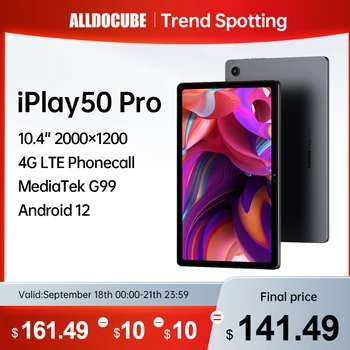 Alldocube iPlay50 มืออาชีพ 10.4 นิ้ว 2K แผ่นจารึก Helio G99 Android128GB แพ 128GB ROM lte Phonecall เจ iPlay 50 นตั้งแต่แท็บเล็ทอมพิวเตอร์ผั