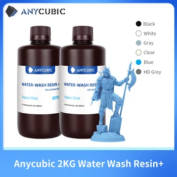 Anycubic น้ำ-ล้า Resin 3D เครื่องพิมพ์ Resin น้ำ-Washable 365-405nm เพื่อ LCD DLP Photon M3 อีกอย่างแม็กซ์ 7K โมโน 6K การพิมพ์