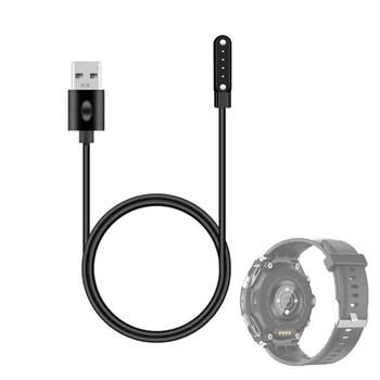 Desong Smartwatch ตั้งข้อหาสายเคเบิล 4 ปักหมุด 7.62 แม่เหล็กดูดพอร์ต USB ตั้งข้อหาสายเคเบิลสำหรับ T92 ฉลาดระวัง