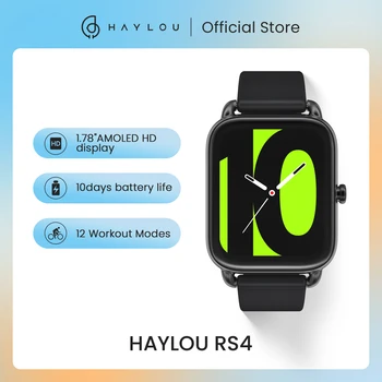 Haylou RS4 ฉลาดนาฬิกาทั่วโลเวอร์ชั่นองเลือดออกซิเจนจ 12 องกีฬาแบบ Heartrate จองนอนติดตามกำหนดเองระวังหน้า
