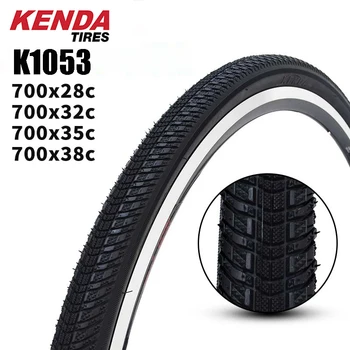 KENDA K1053 จักรยานนื่ 700X28323538C 28inches บ้านเคลื่อนที่ขี่จักรยานเสียงล้อรถบดถนน KENDA ดั้งเดิมธรรมดามมองจักรยาน Tyre