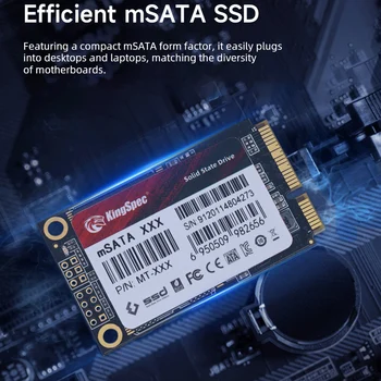 KingSpec mSATA SSD 1TB 2TB 512GB เต็มเมืองดิสก์ SATA III 64gb 128gb 256gb Ssd ยากขับรถสำหรับแลปท็อปสมุดมินิ SSD ขับรถ