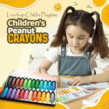 Macaron ถั่ว Crayons เทองไม่สกปรกมือของ Washable ลูกถ่วงเวลาของเล่นภาพวาดสร้างสรรค์เครื่องเขียนสำหรับศิลปิน Manga ปากกามาร์คเกอร์