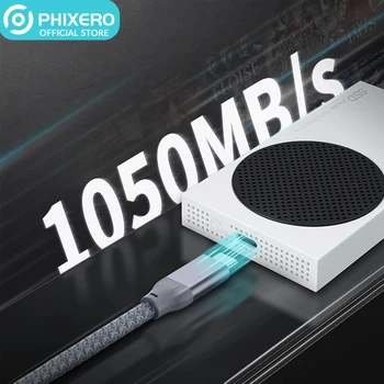 PHIXERO แบบเคลื่อนย้ายได้ SSD องเว็บเบราว์เซอร์ภายนอกยากที่ขับนดิสก์พอร์ต USB 3.2 พิมพ์ C 512GB 256GB 1TB แข็งของรัฐ UASP เอ็กซ์บ็อกซ์เด็กผู้ชายสำหรับชุดแล็ปท็อปสมุดโน้ต