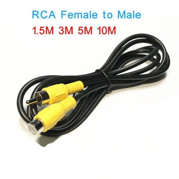 RCA 1m 3m 5m 1 Rca ผู้ชายที่ 1 Rca หญิงเสียงวิดีโอส่วนขยาย Coaxial สายเคเบิลสำหรับ HDTV