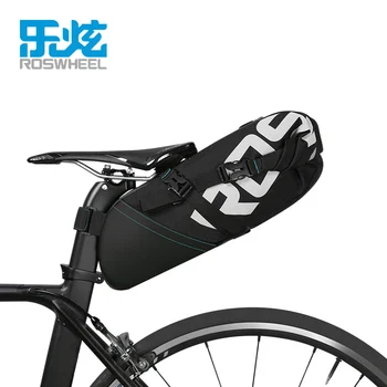 ROSWHEEL ใหม่ MTB จักรยานกระเป๋า cycling จักรยานสายจูงหาที่นั่งด้านหลัง waterproof เก็บถุงเครื่องประดับสูงศักยภา 8L 10L