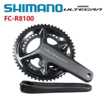 Shimano Ultegra R8100 FC-R8100 Crankset 2x12s HOLLOWTECH ฉัน 170mm 172.5 อืม 50-34T 52-36T สำหรับนถนนจักรยานเดิม Shimano จักรยานส่วนหนึ่ง