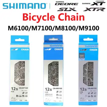 SHIMANO จักรยาลูกโซ่ Deoer SLX XT XTR M6100 M7100 M8100 M9100 จักรยานเสือภูเขาลูกโซ่อีก 101112 ความเร็ว MTB จักรยานส่วน