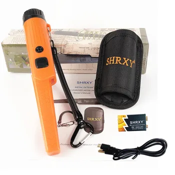 SHRXY เครื่องตรวจจับโลหะละก็ Pointer TRX ระบุ GPII Waterproof มือจับคลื่นเสียงบอกความ Induction กับ 9V พอร์ต USB แบตเตอรี Name