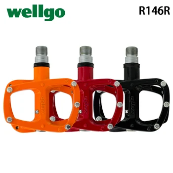 Wellgo R146R Ultralight อลูมินั่ม alloy ร่างกาย Cr-โม Spindle 9/16