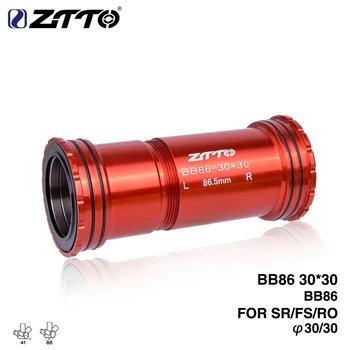 ZTTO BB86 BB9230mm สื่อเหมาะกับด้านล่างเล็บเปิดและปิด 4 ตั้งตัวสำหรับนถนนจักรยานภูเขากรอบ 92mm 86mm เชลล์ใช้ 30 Crankset Chainset