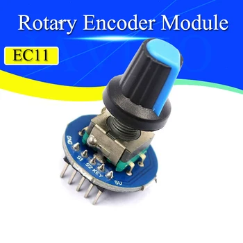 กับเปลี่ยน Rotary ตัวเข้ารหัสมอดูลสำหรับ Arduino บริคตัวตรวจจับการพัฒนารอบๆเสียงหมุนรอ Potentiometer มายถึงอะหมวก EC11