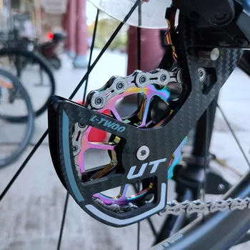 ขี่จักรยานรูปกระจันบาร์เทปรูปกระจัคาร์บอนไฟเบอ Pulley ล้อตั้งด้านหลัง Derailleurs นำทางล้องจักรยานเบื้องมีเป็นยังไง