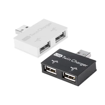 คนใหม่ของพอร์ต USB 2.0 บนชายต้องฝาแฝดถชาร์จเจอร์เสียงผู้หญิง 2 คู่พอร์ต USB วอชิงตั 5V ตั้งข้อหางตัวแบ่ฮับอะแดปเตอร์ Converter แก้ไขลวดลายจุดเชื่อมต่อ stencils