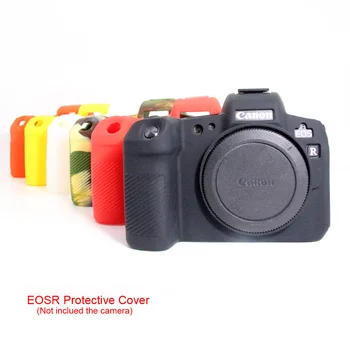 ซิลิโคนคดีสำหรับ Canon NAME สเปนเซอร์รี้ดครับ R คดีอ่อนซิลิโคนยางปกป้องร่างกายผิวหนังสำหรับ Canon EOSR กล้องร่างกายปกป้องปกปิด