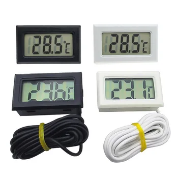 มินิดิจิตอล LCD Indoor สะดวกตัวตรวจจับอุณหภูมินชุ่มชื่นอมิเตอร์เสียงเทอร์โมมิเตอร์ร้อง Hygrometer เกจ