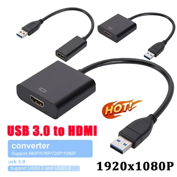 ล้องที่มีความคมชัดสูงนะ 1080P พอร์ต USB 3.0 จะ HDMI-น่ะไร้เดียงสาและไม่เสแสร้งด้ Converter พอร์ต USB เป็นผู้ชายที่ HDMI-ได้พูดถึงประเด็นสำคัญผู้หญิงเว็บเบราว์เซอร์ภายนอกกราฟิกวีดีโอบัตร AdapterFor พิวเตอร์