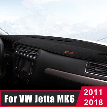 สำหรับ Volkswagen VW Jetta A65C6 Mk62011-2018 รถแดชบอร์ดหรองจากแดนเชดเจอสิ่งพาเนลเดอร์กำลังวีนแตกใส่ฉัผู้ปกป้อเครื่องประดับ